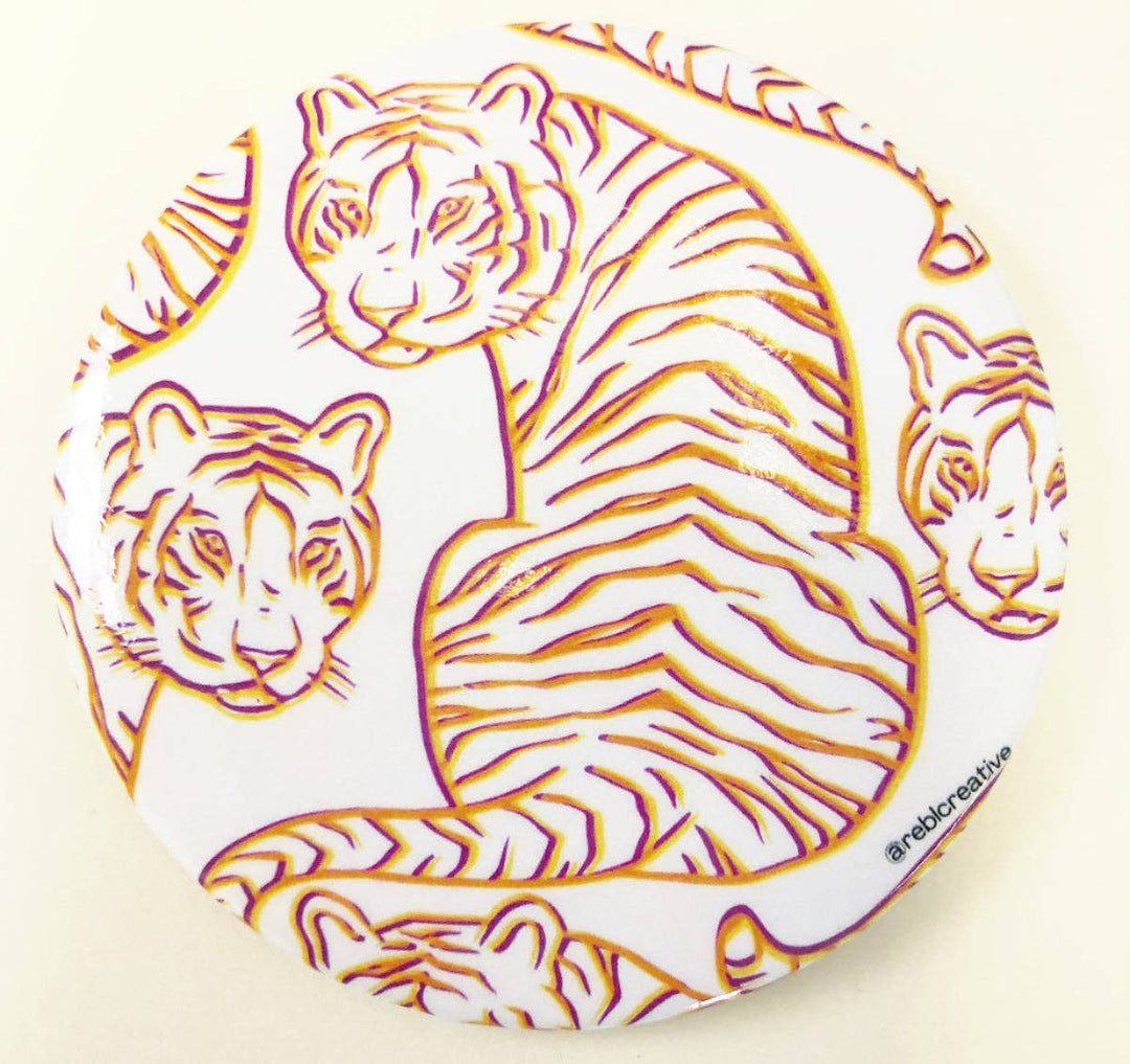 Sassy Tigers // Game Day Button