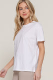 Short Sleeve Round Neck Tee // 2 colors
