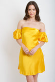 Dreamsicle Satin Dress
