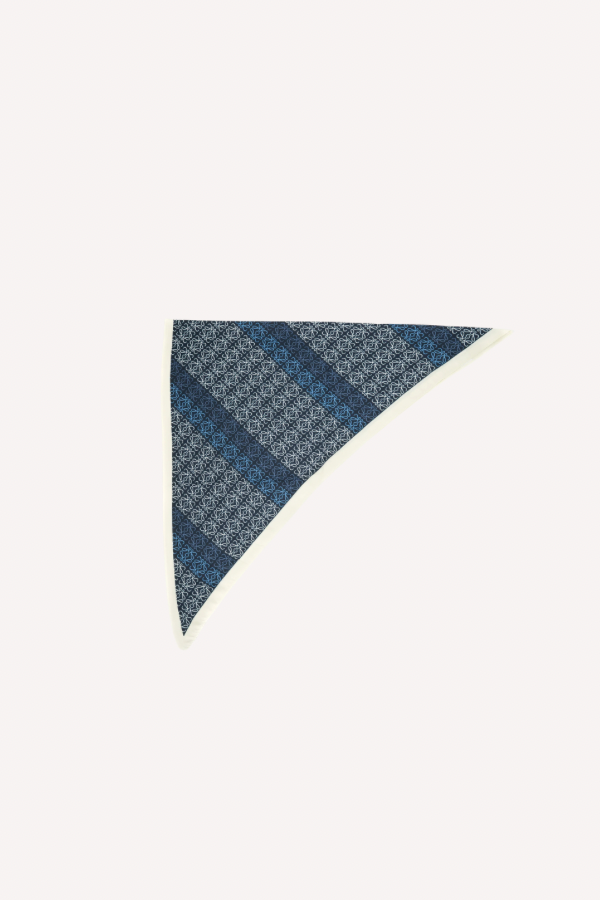 HAUS Satin Scarf // navy