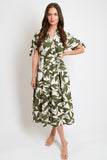 Emerald Canopy Shirt Dress
