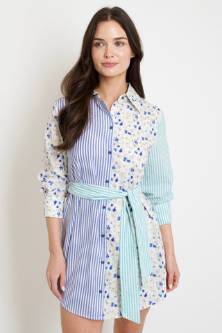 Symphony Mix Shirt Dress
