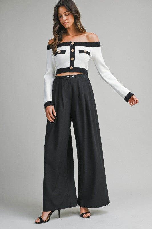 Tux Pleated Pants