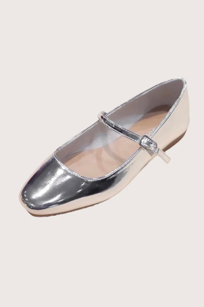 Metallic Ballet Flats