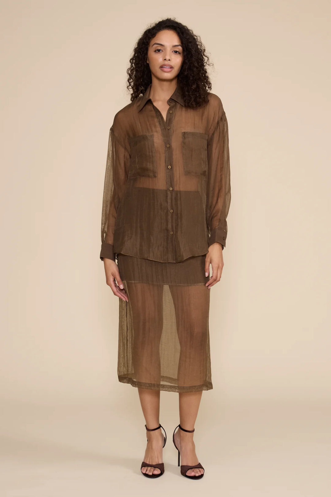Carlen Sheer Cargo Top