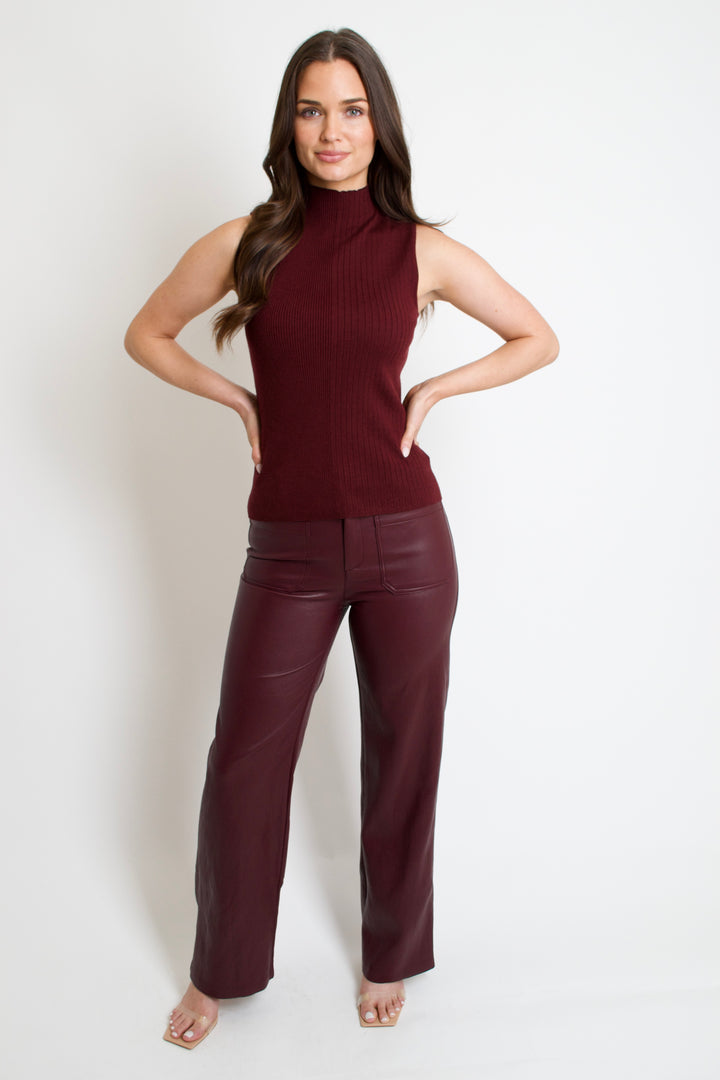 Reeve Faux Leather Pant