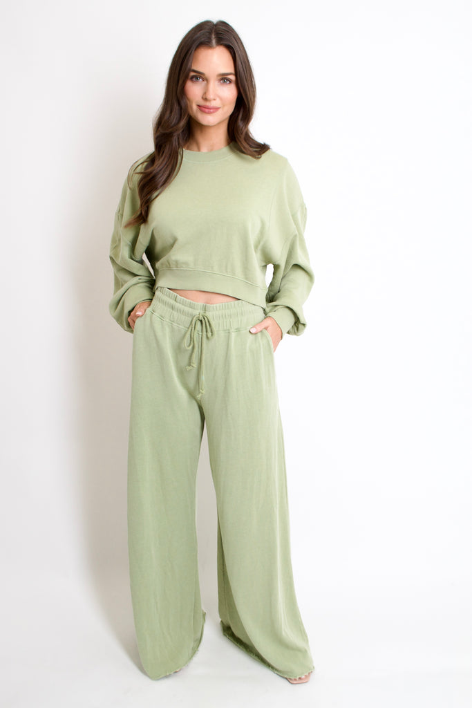 Mayzie Pant Set // mineral green