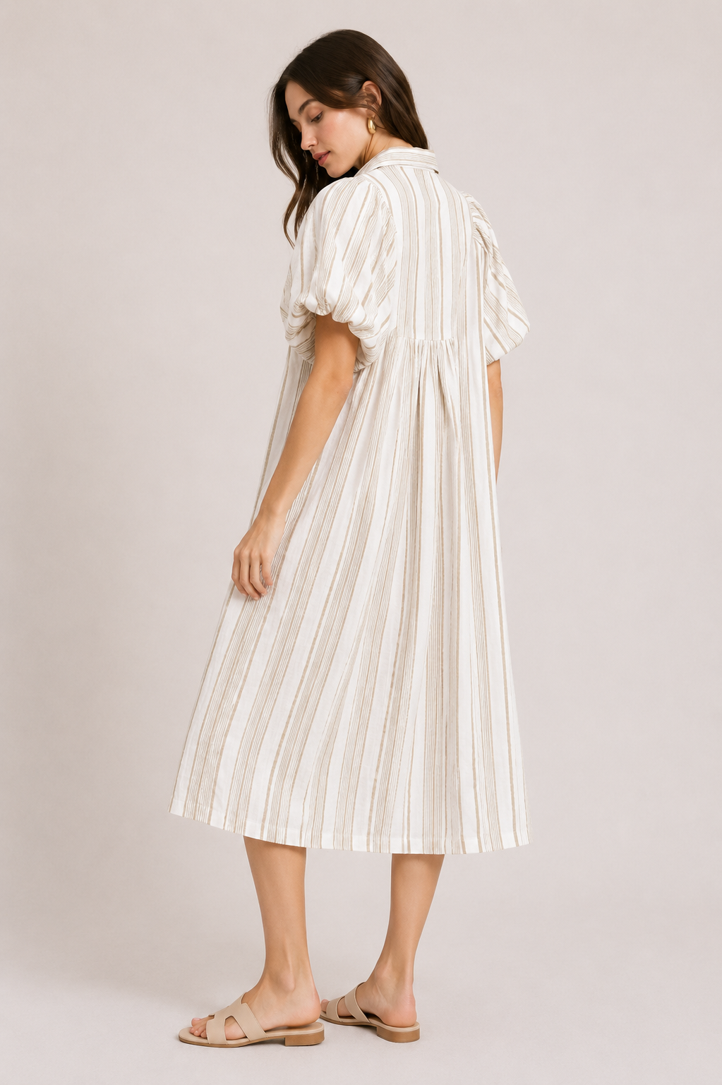 Khaki Coast Midi