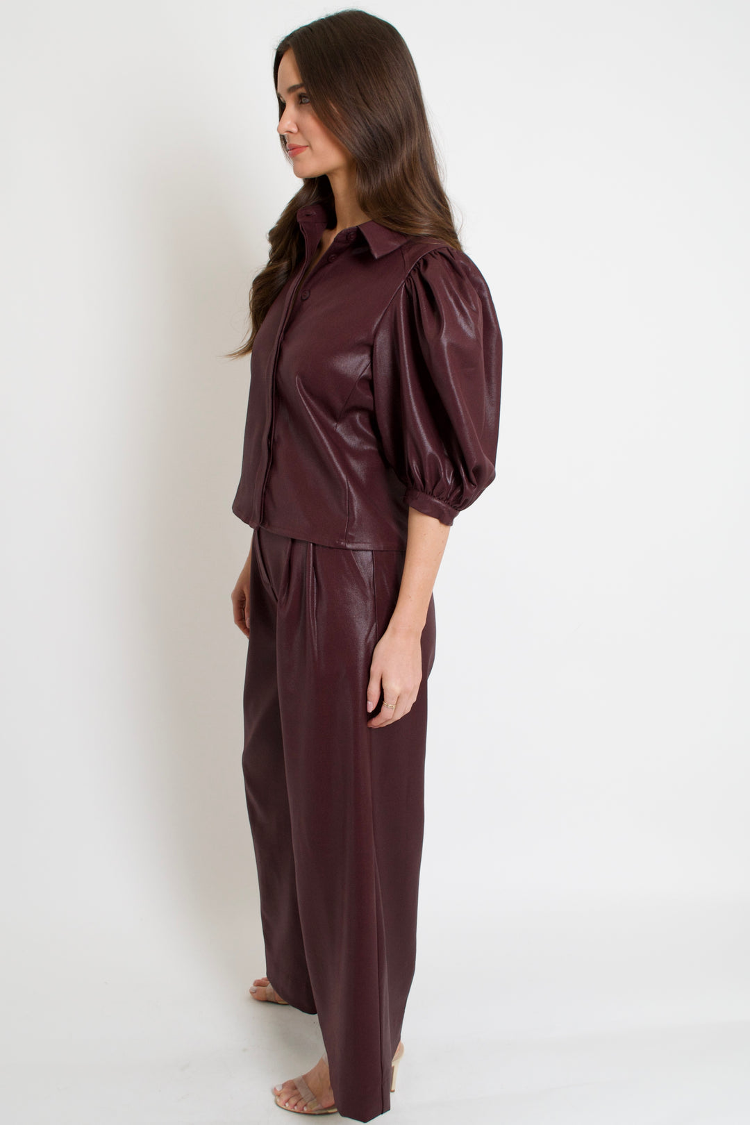 Mia Coated Pants
