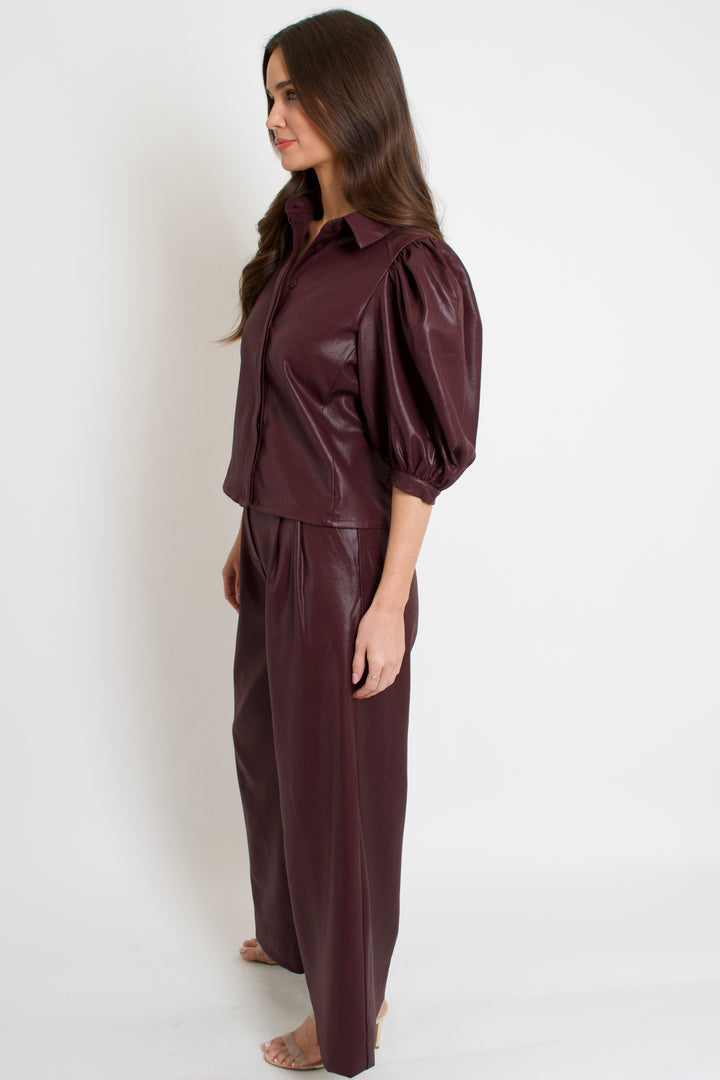 Mia Coated Pants