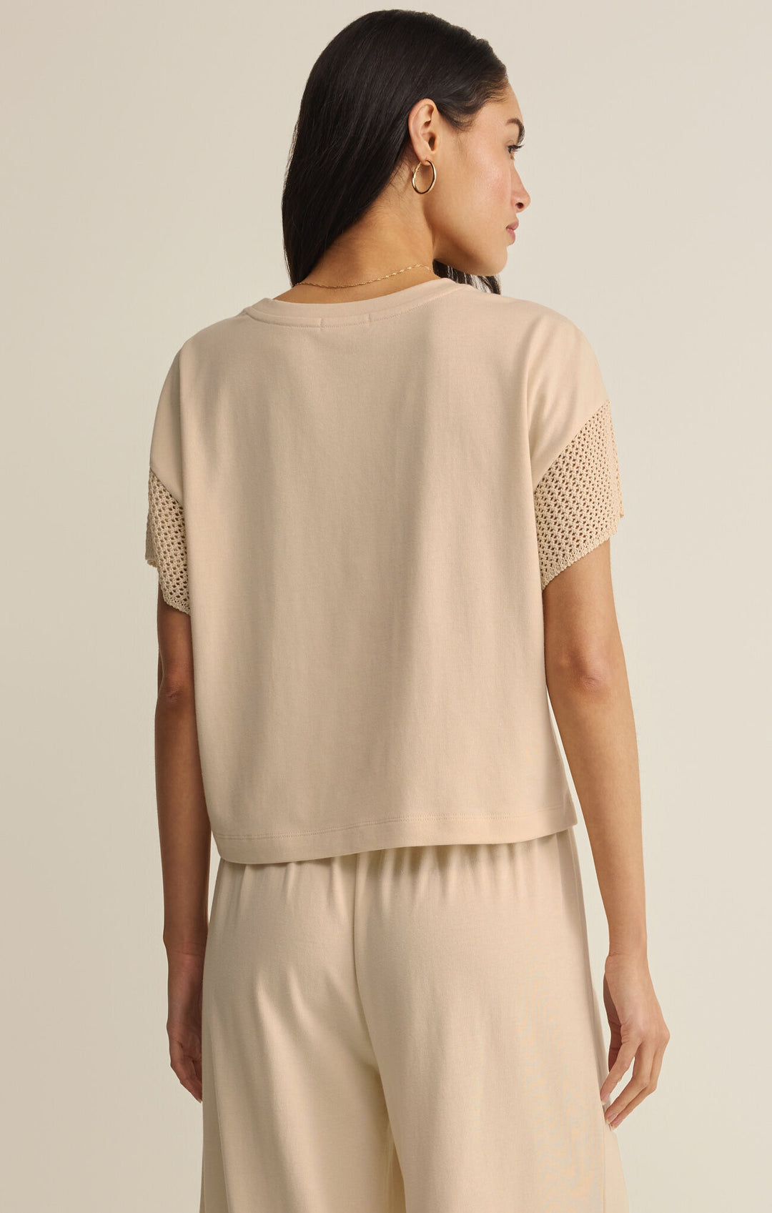 Banyan Crochet Top in Coconut