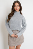 Turtleneck Must Have Sweater // heather grey
