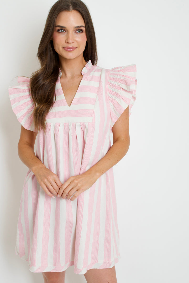 Blush Flutter Dress