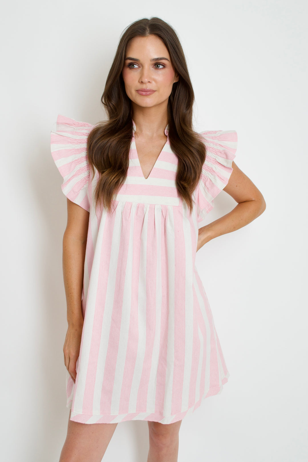 Blush Flutter Dress