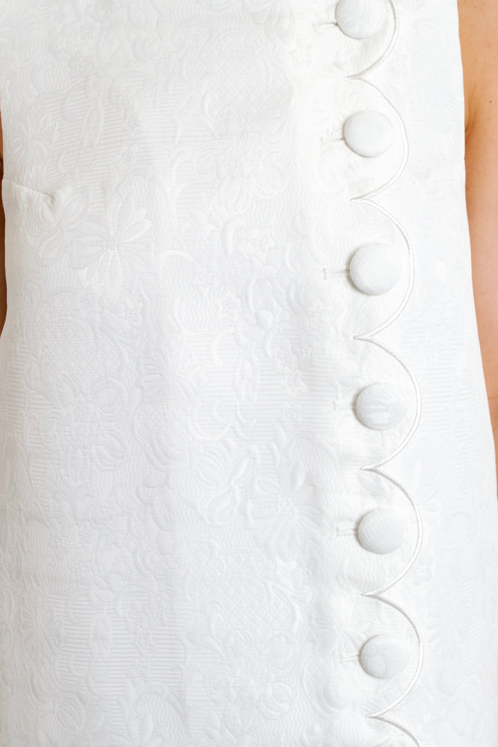 Scallop Charm Mini Dress
