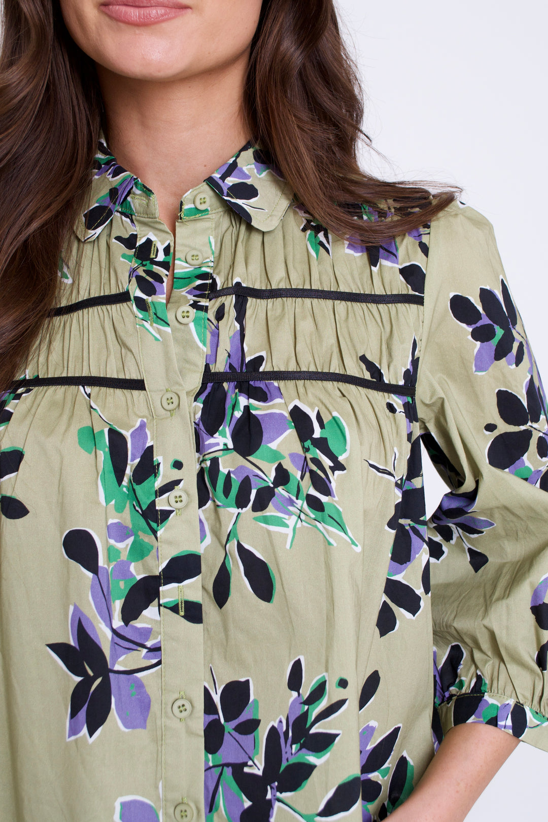 Verdant Leaves Blouse