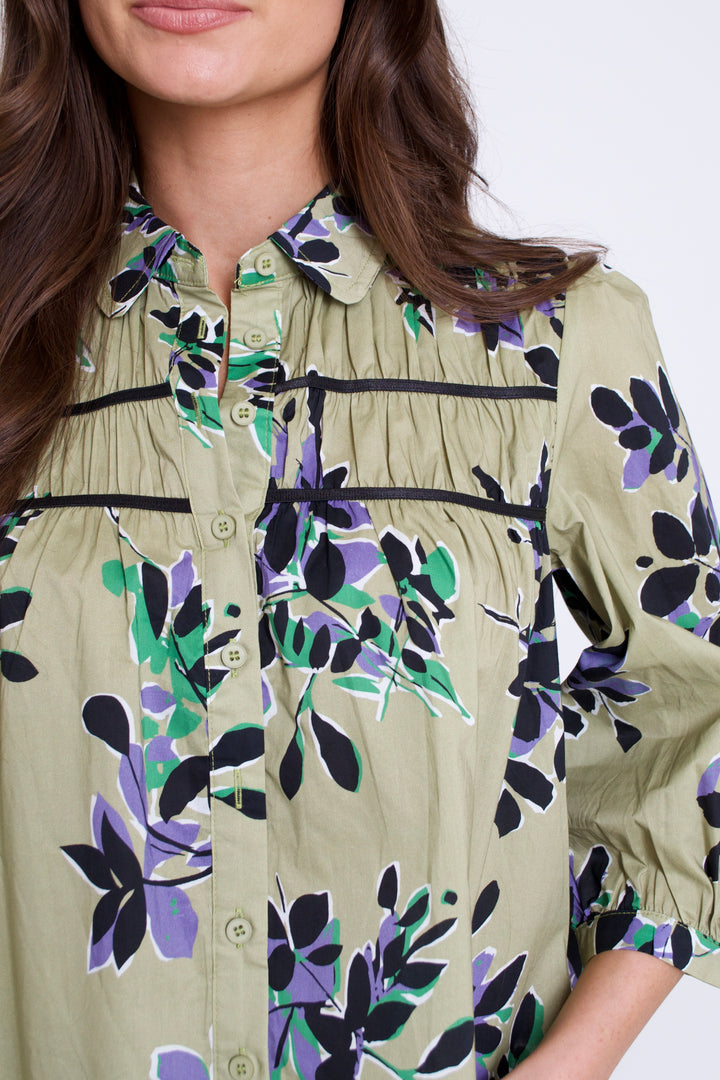 Verdant Leaves Blouse