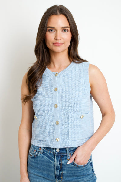 Chelsea Button Vest
