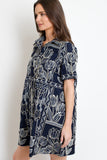 Selene Stitch Shirt Dress