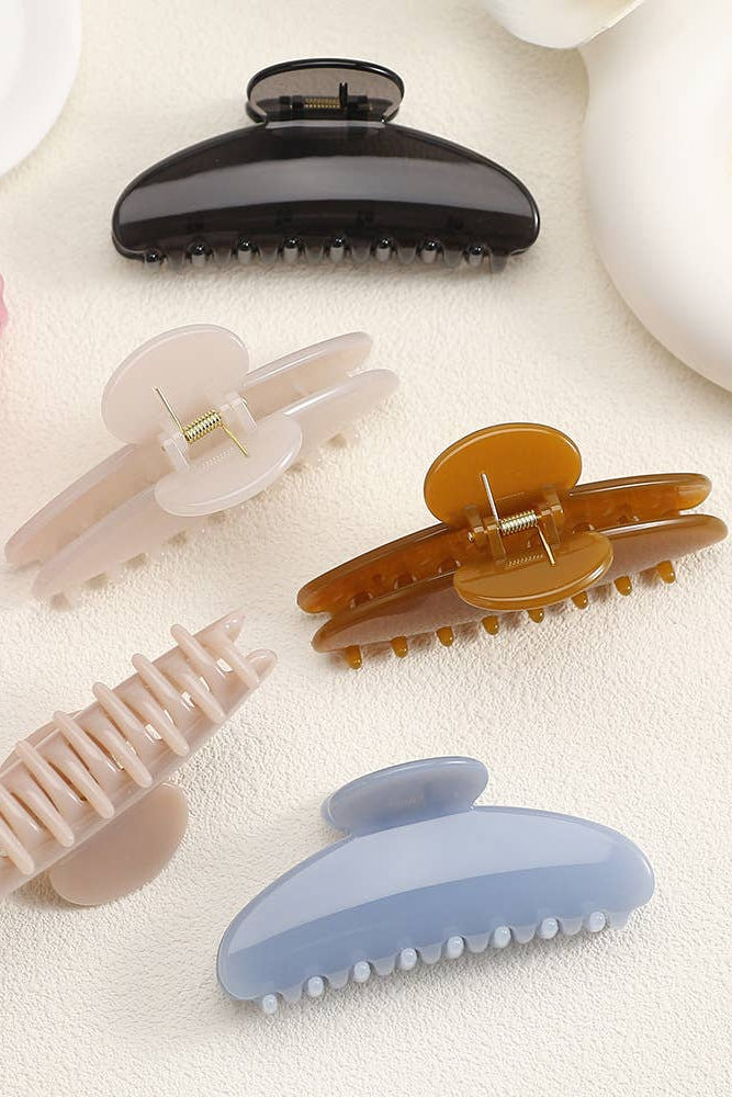 Jelly Finish Claw Clips // 5 colors