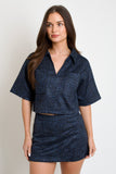 Aegean Wild Crop Shirt