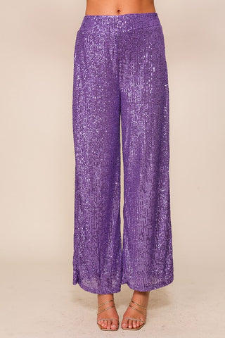 Hazey Sequin Pants // 2 colors