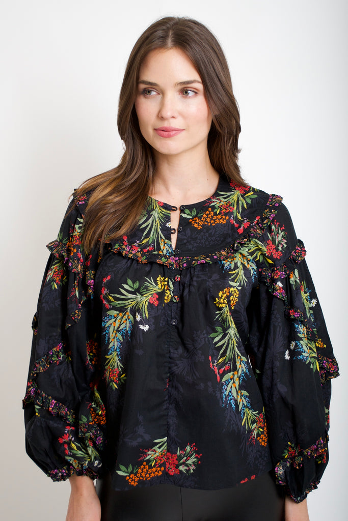 Marys Floral Top