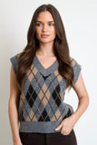 Varsity Argyle Vest