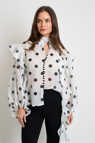 Kiva Polka Dot Top