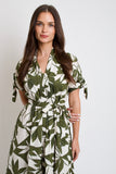 Emerald Canopy Shirt Dress