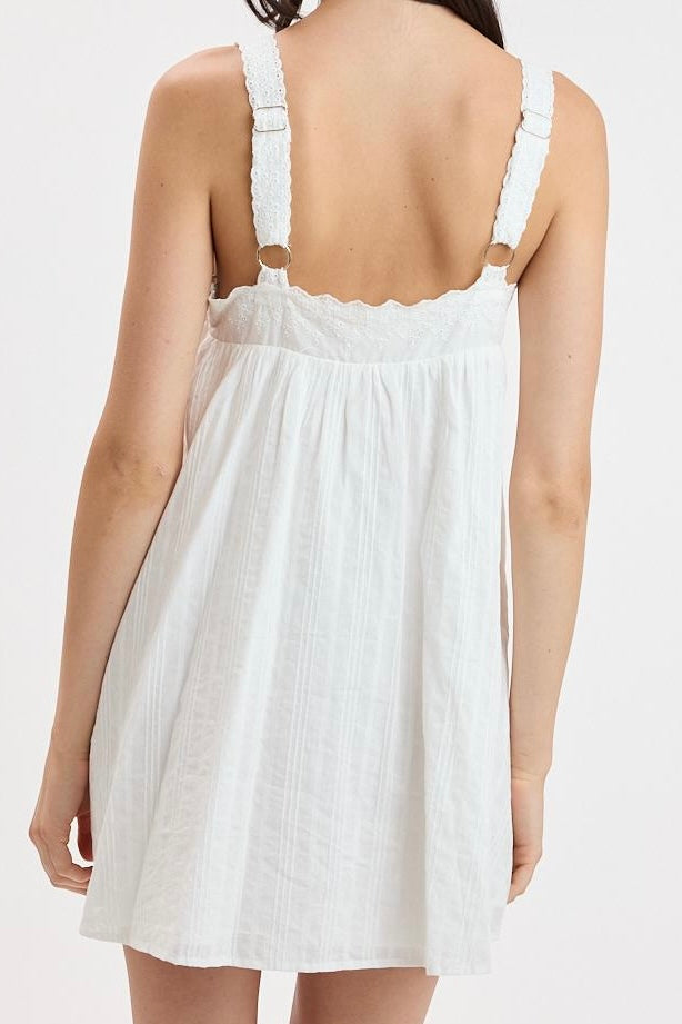 Lace Swing Mini Dress