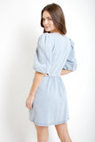 Rhinestone Denim Dress