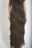 Kendall Ruffle Midi Dress