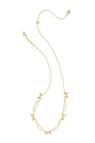 Bow Gold Strand Necklace