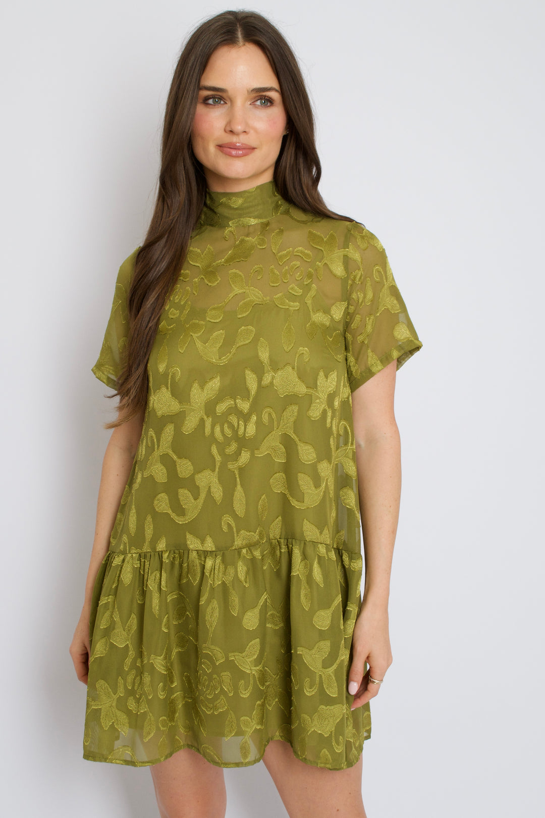 Olive Bloom Dress