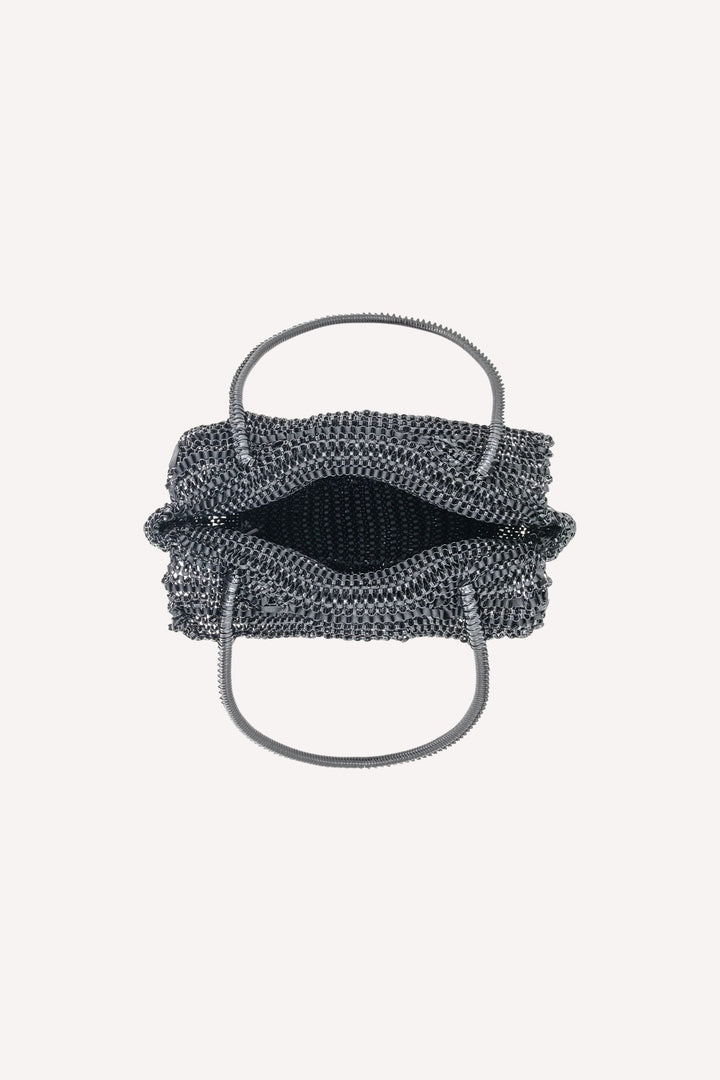 Zahara Woven Bag // gold