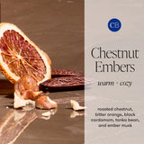 CHESTNUT EMBERS // Autumn Glow Signature Candle