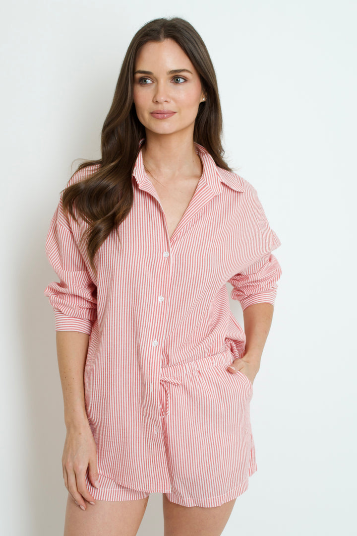 Tulum Stripe Set // red
