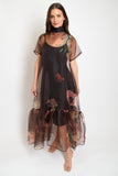 Odelia Floral Organza Dress