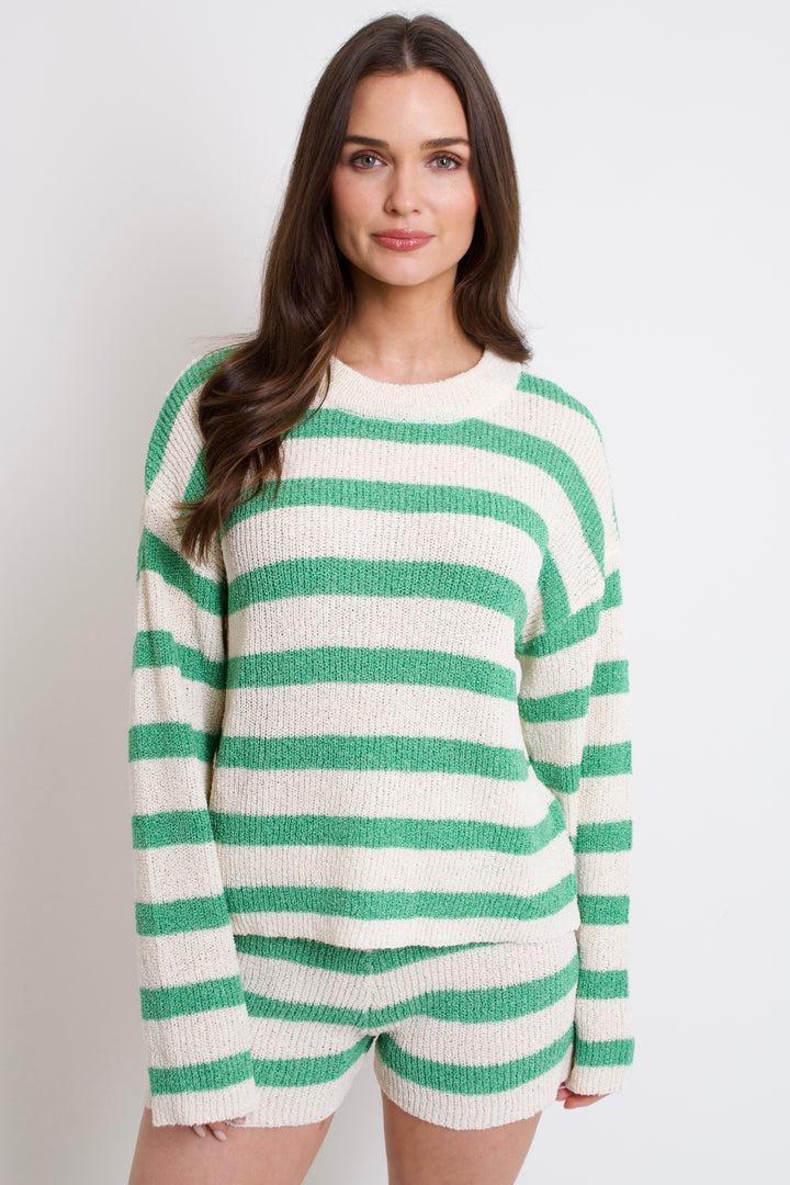 Soleil Stripe Sweater Set