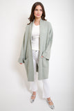 Heather Sage Knit Shacket