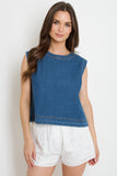 Sloane Denim Tank // denim