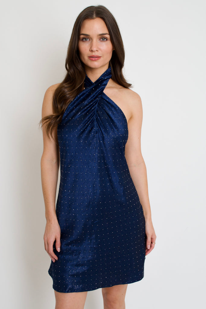 Victoria Embellished Mini Dress