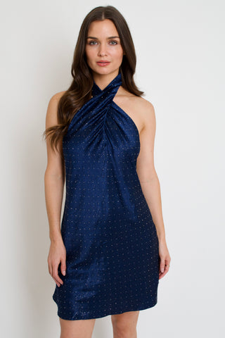 Victoria Embellished Mini Dress