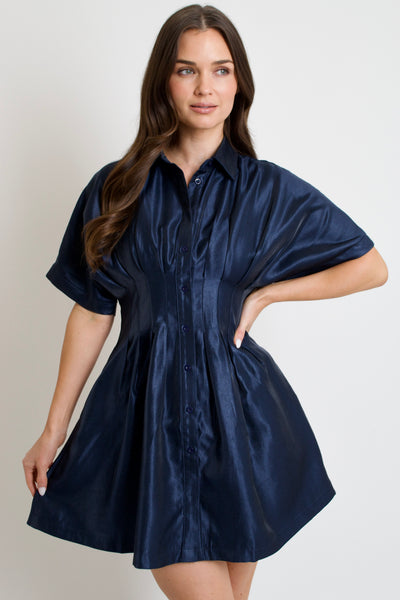 Satin Midnight Mini Dress