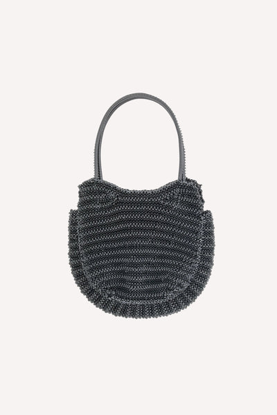 Zahara Woven Bag // black