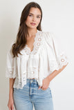 Cora Eyelet Top