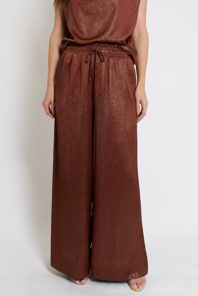 Shimmer Palazzo Pants