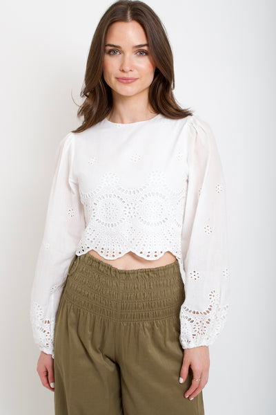 Eyelet Love Blouse