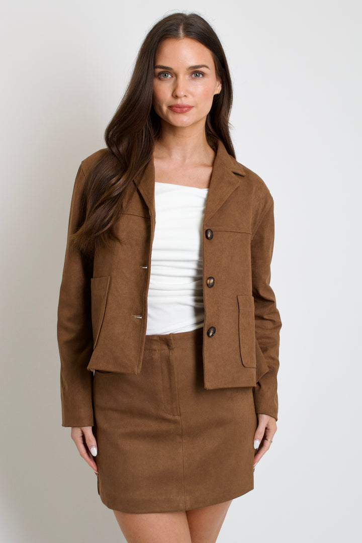 Darry Suede Skirt